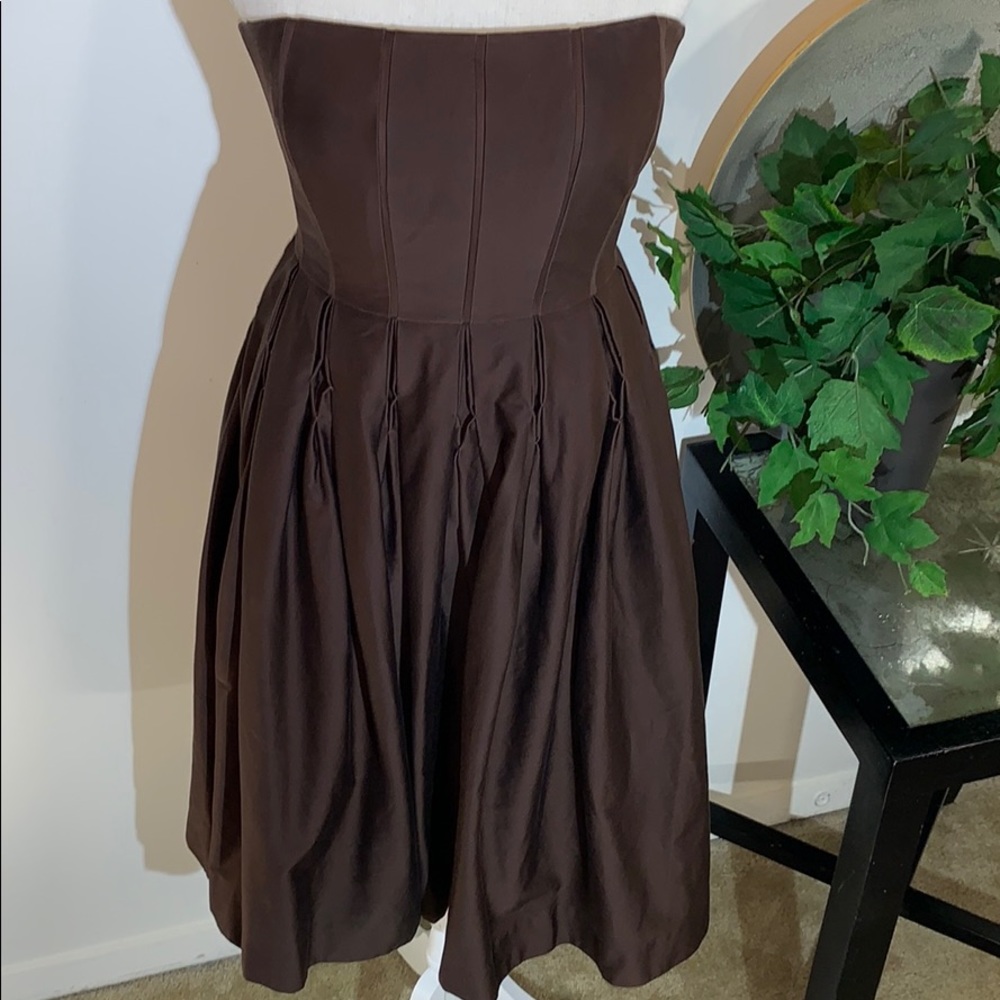 Gorgeous Brown Calvin Klein Dress - Picture 3 of 8